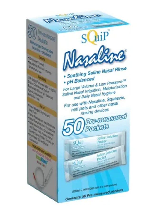 Squip Saline Solution Salt - 50 Packets - Image 1