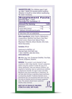 NATROL Kids Melatonin 1mg, Fast Dissolve 40 Tablets, Packaging may vary  - Image 4