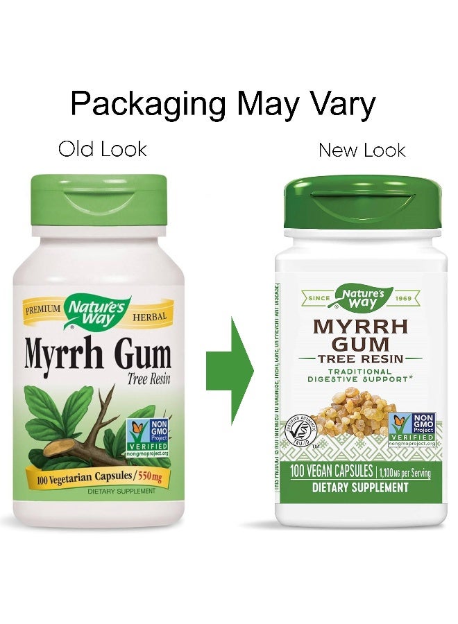 Nature's Way Myrrh Gum Tree Resin 100 Vegan Capsules Packaging May Vary - Image 5