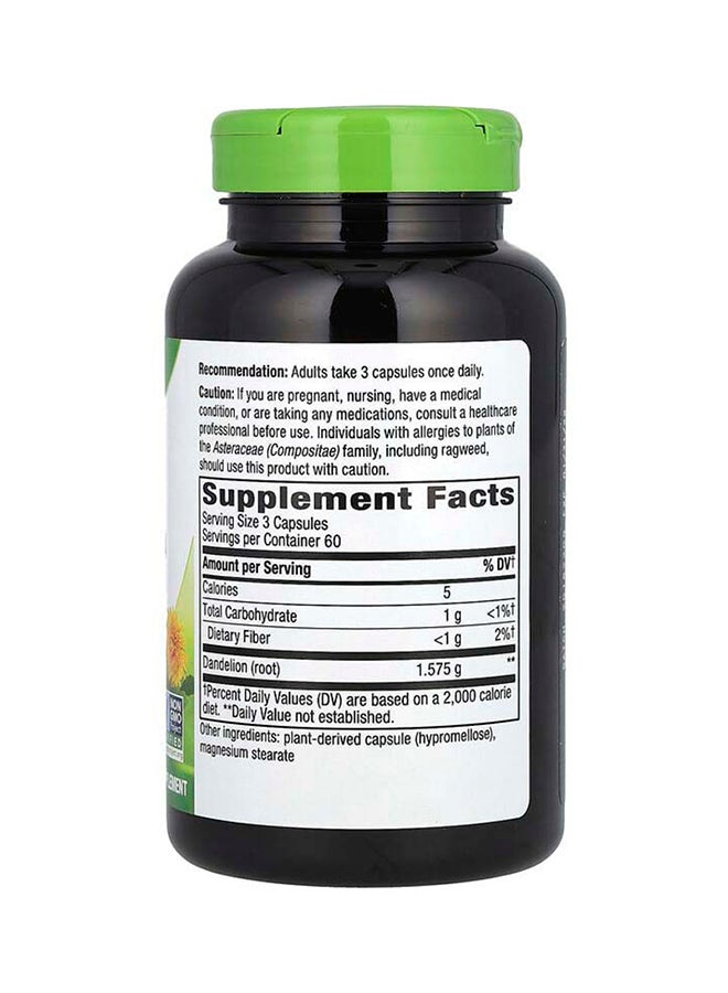 ناتشرز واي مكمل غذائي بخلاصة جذور الهندباء - 180 كبسولة - Image 2