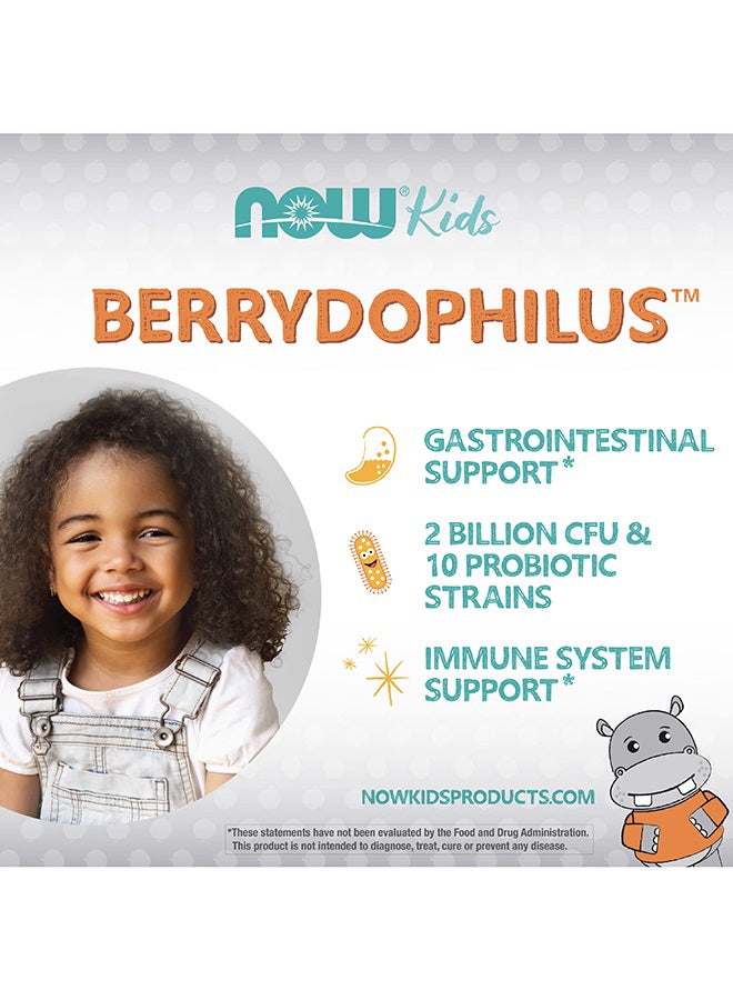 Now Foods - Berry Dophilus Gastrointestinal Support - 120 Chewables - Image 1