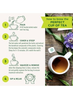 Traditional Medicinals Organic Chamomile and Lavender, Supports Relaxation, Caffeine Free, 16 Tea Bags  - Image 4