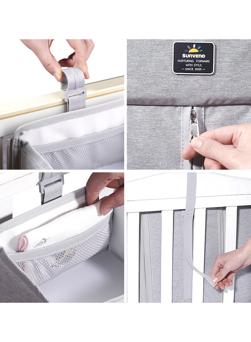 صنفينو سرير محمول ومنظم - رمادي - Image 5