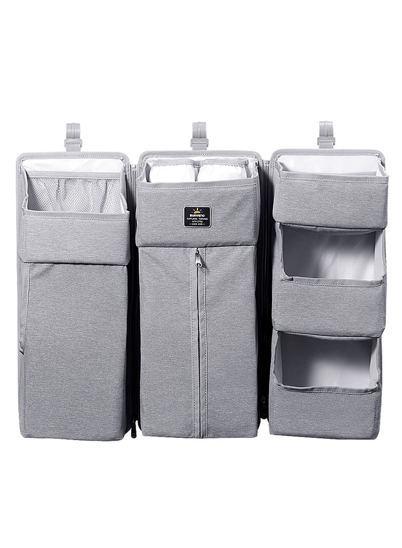 صنفينو سرير محمول ومنظم - رمادي - Image 1