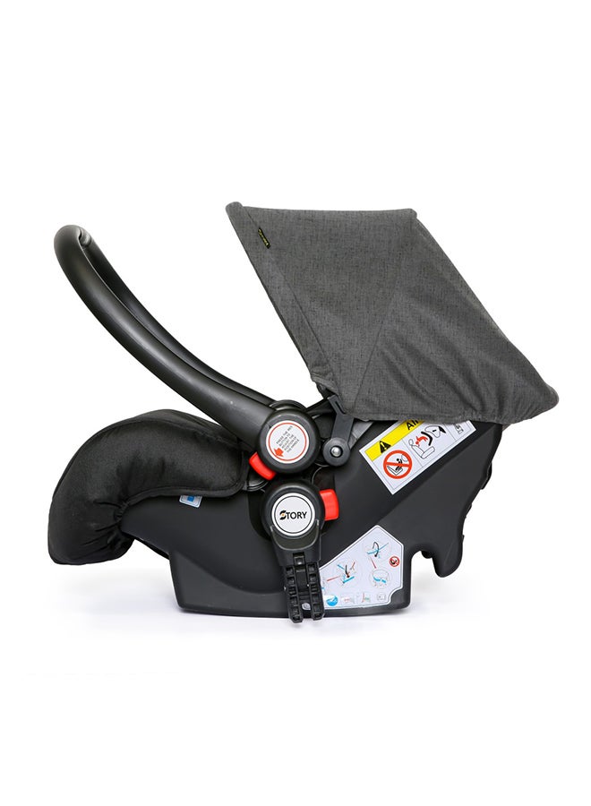 3 In1 Pram Stroller, Sleeping Bassinet And Extra Wide Seat With Wide Canopy For Baby Black - pnsku/N37396284A/45/_/1737965153/ea39ddf2-36fc-4035-81ee-5d14498383bb