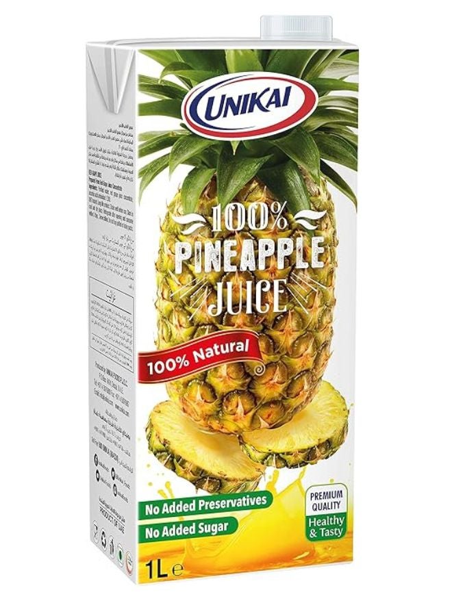 Unikai Long Life Natural Pineapple Juice 1Liters 