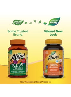 Nature's Way Cherry Orange And Grape Alive Gummies Multi-Vitamin- 90