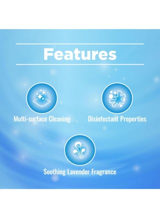 Lavender Disinfectant Multi Surface Floor Cleaner  5L Purple - view 5