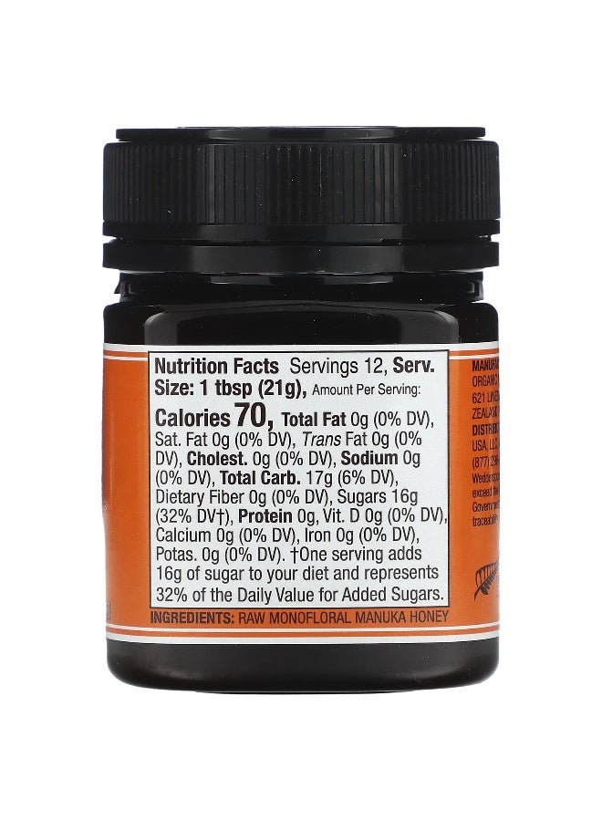 Wedderspoon Raw Monofloral Manuka Honey, KFactor 16, (8.8 oz)  - Image 2