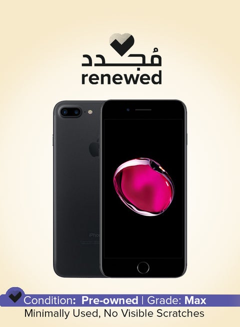 Renewed - iPhone 7 Plus 256GB Black 4G With Facetime - International Version
