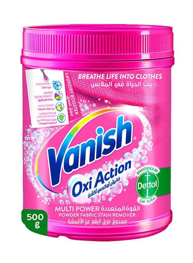 Vanish Stain Remover Oxi Action Powder Colour White 500grams  - Image 1