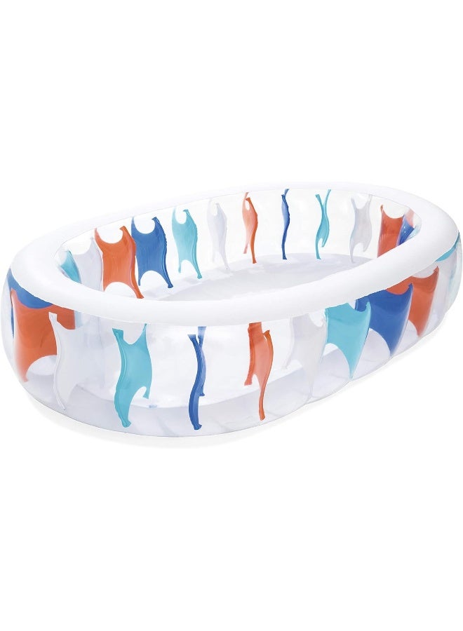 Bestway Elliptic Inflatable Play Pool 2.29mx1.52mx51cm - Image 1
