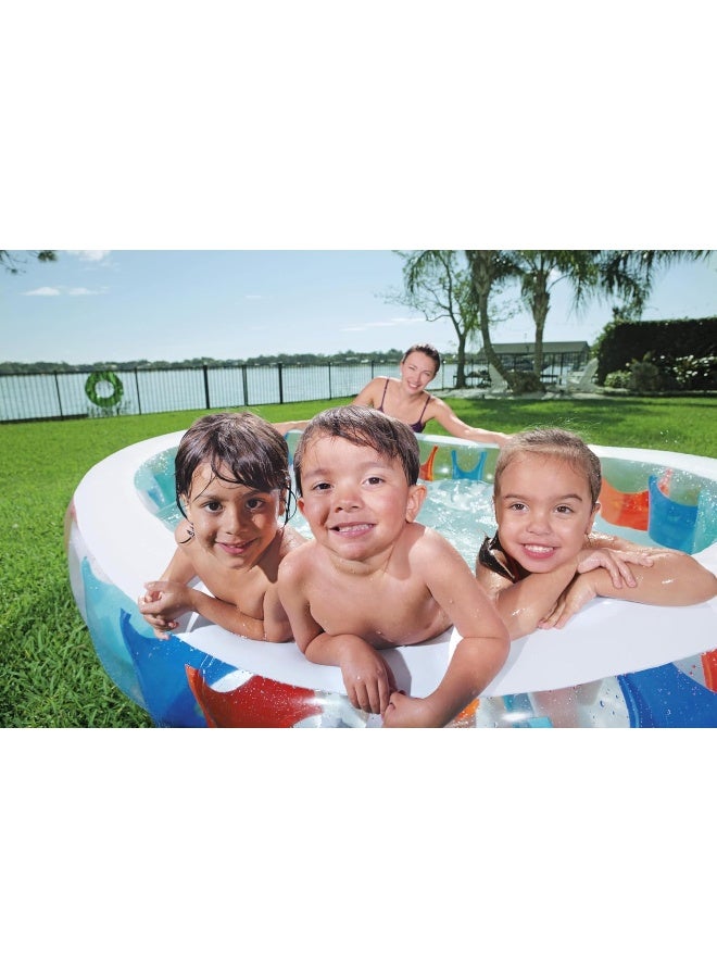 Bestway Elliptic Inflatable Play Pool 2.29mx1.52mx51cm - Image 4