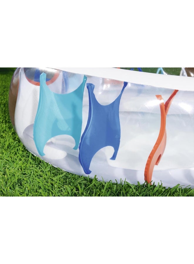 Bestway Elliptic Inflatable Play Pool 2.29mx1.52mx51cm - Image 5