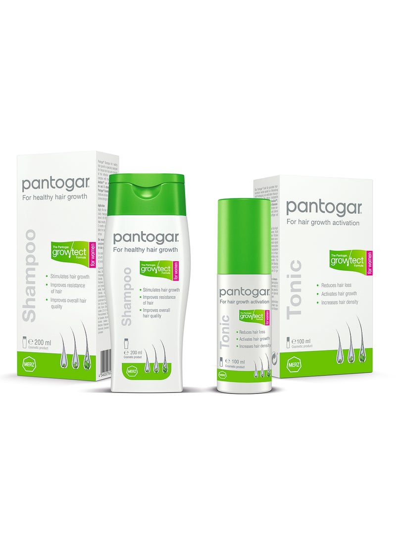 pantogar Anti-Hair Loss Shampoo + Tonic for Women - Image 1