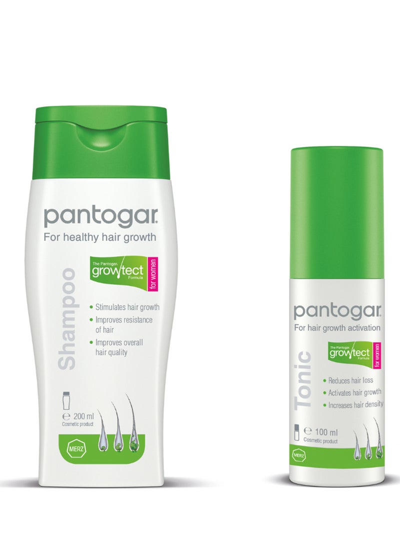 pantogar Anti-Hair Loss Shampoo + Tonic for Women - Image 2