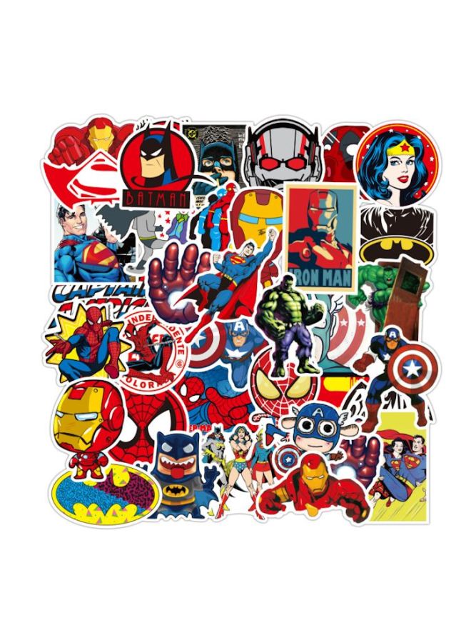MissTiara 50-Piece Cool Waterproof Vinyl Stickers For Laptop, Phone And Computer MTA-026 5 x 7 x 2cm - Image 2