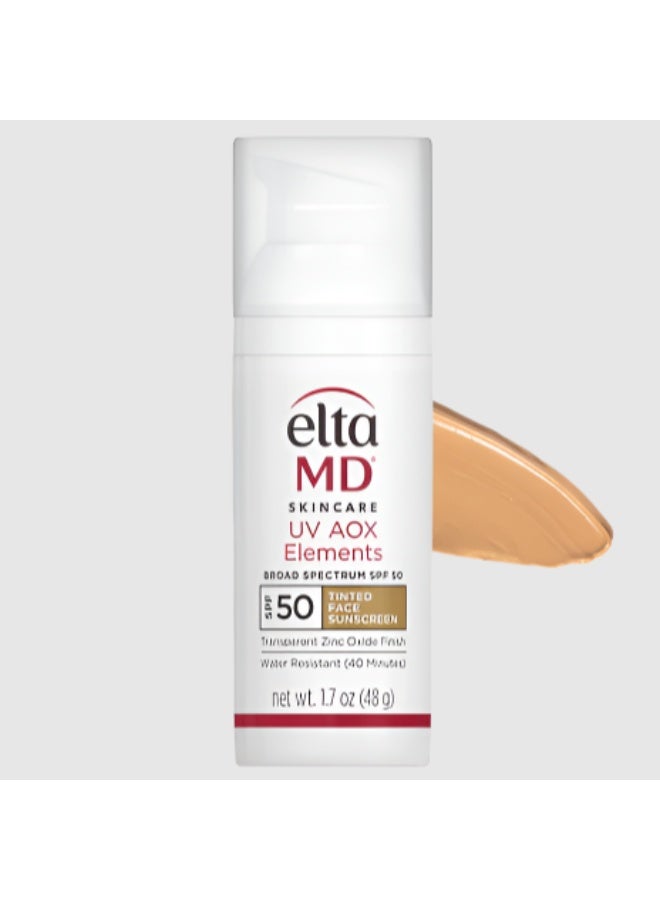 EltaMD UV Elements Moisturizing Physical Tinted Facial Sunscreen SPF44 57grams 57grams - Image 1