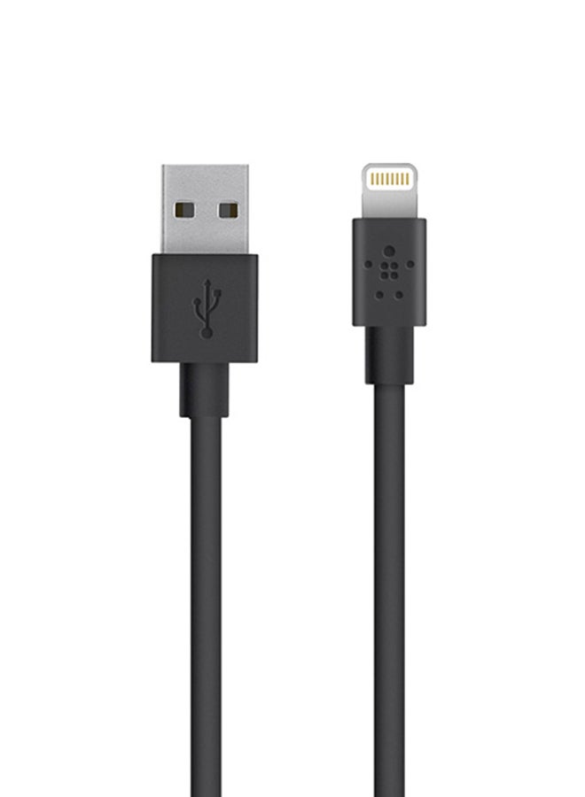 belkin 2.4A Mixit Up Lightning To USB ChargSync Cable Black  - Image 1
