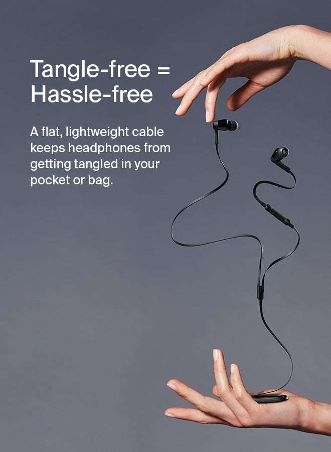 belkin - Belkin Soundform Headphones With Lightning Connector, Mfi Certified In-Ear Earphones Headset With Microphone, Earbuds With Water & Sweat Resistant For Iphone 13, Iphone 12 And More - Black Black - Image 1