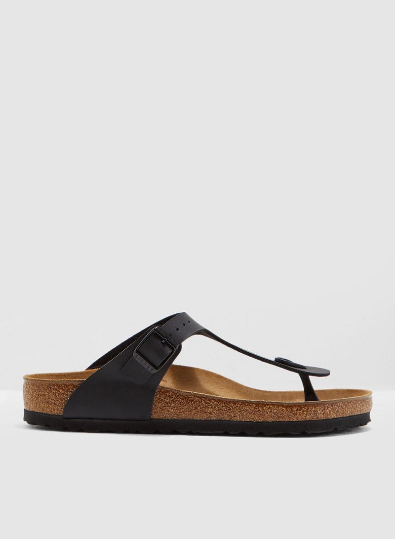 BIRKENSTOCK Gizeh Buckle Sandals Black  - Image 1