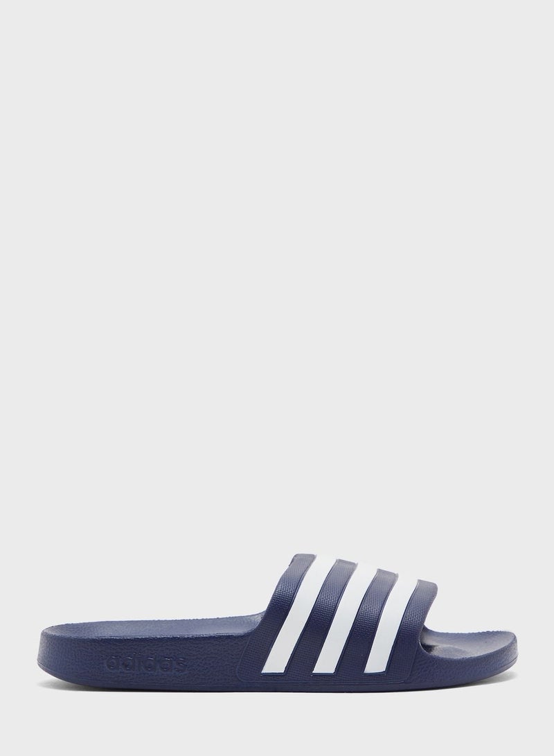 Adilette Aqua Slides Navy/White - pnsku/N37689297V/45/_/1734590002/8d72a0ae-34bb-4685-88b9-1e7056e79ffd