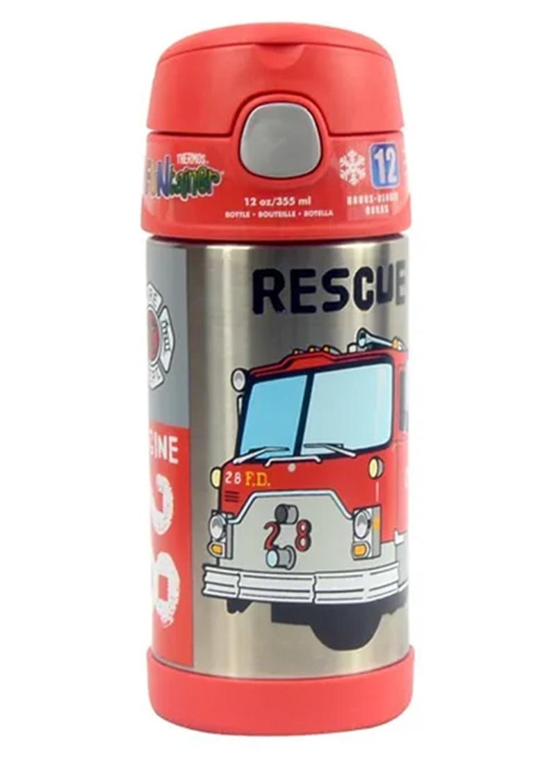 ترموس زجاجة فونتينر معزولة ومفرغة من الهواء من الستانلس ستيل سعة 355 مل - Image 1