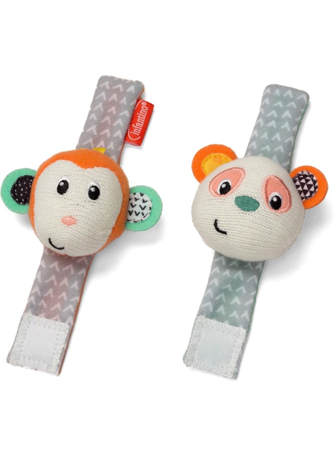 إنفانتينو مجموعة لعبة خشخيشة يد من قطعتين - Image 5