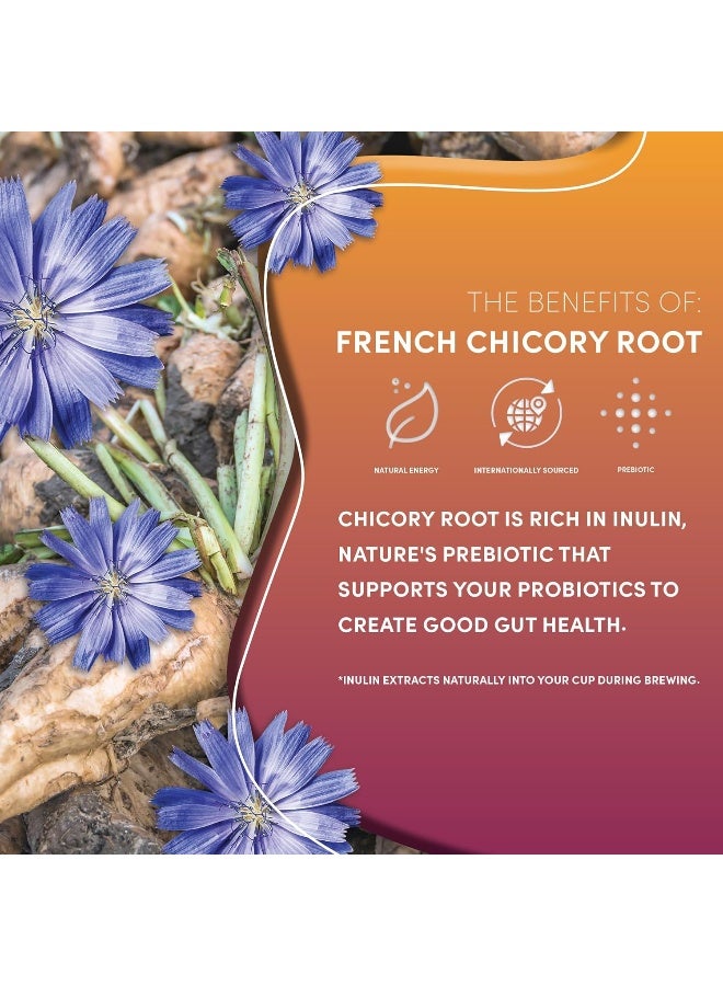 Chicory Herbal Coffee, Hazelnut, Medium Roast, 11 oz