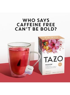 TAZO Passion Herbal Tea - 20 Tea Bags Pack of 20  - Image 3