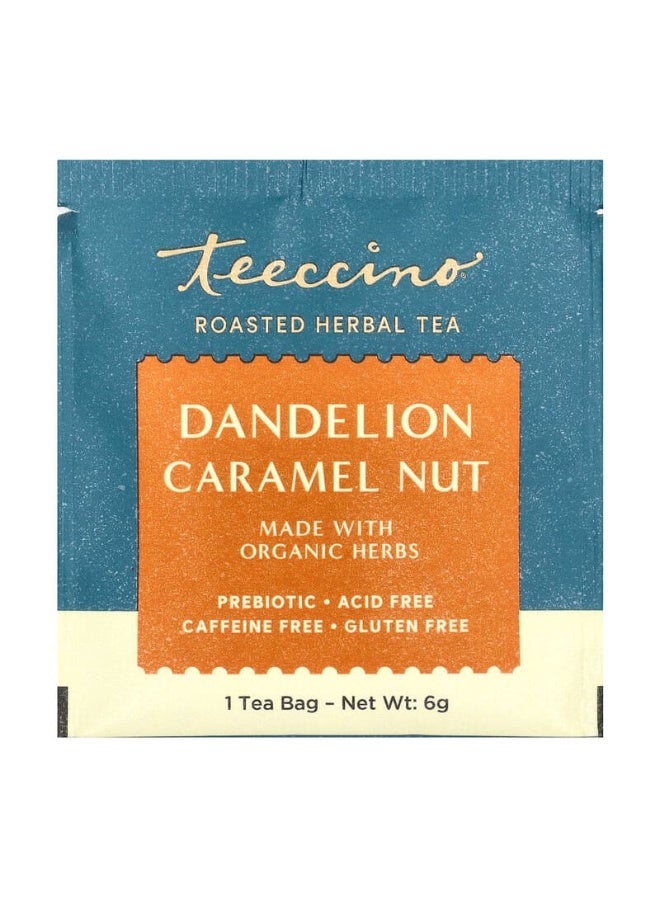 teeccino Roasted Herbal Tea, Dandelion Caramel Nut, 10 Tea Bags, 2.12 oz (60 g) - Image 3