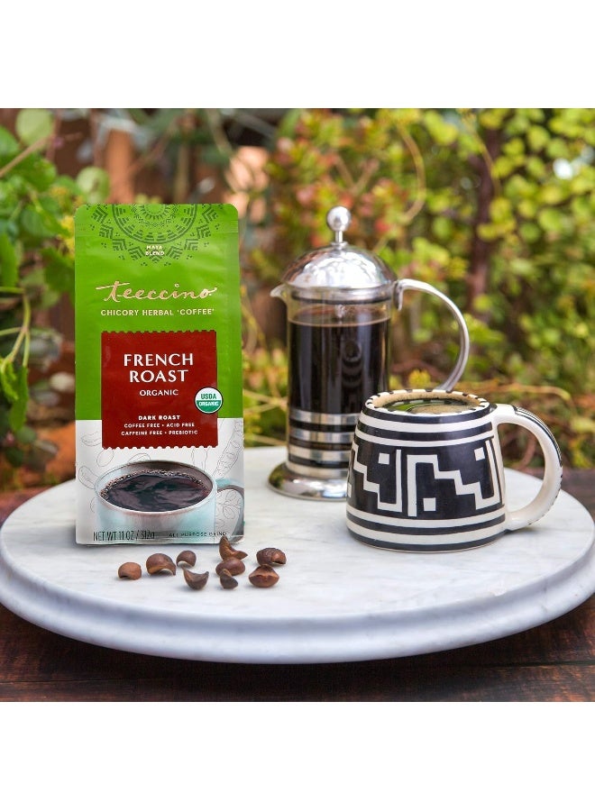teeccino French Roast Organic Chicory Herbal, Coffee 11oz Packaging May Vary - Image 4