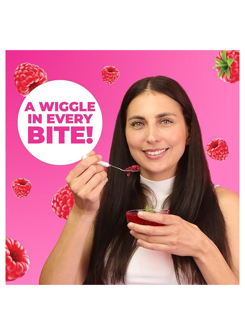 Simply Delish Natural Simply Delish, Gelatin Free Jel Dessert, Sugar Free, Raspberry, 0.7 oz (20 g) - Image 4