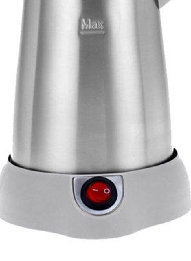 Mediatech Turkish Coffee Maker, 5 Cups, Stainless Steel Heater 400 ml 1000 W MT-11 Silver - Image 2