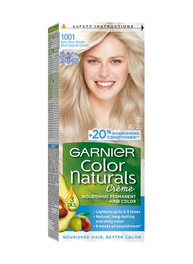 Color Naturals Permanent Hair Color 1001 Ashy Silver Blonde 112ml - pnsku/N37743807A/45/_/1739339556/5ded9d16-93f5-4213-bd57-2b4b82d47d72