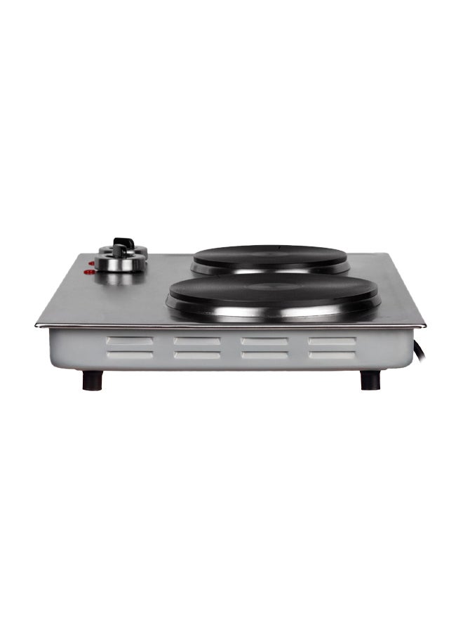 XPER Electric Double Hot Plate 2500W XPHP-801-20 Silver/Black  - Image 3