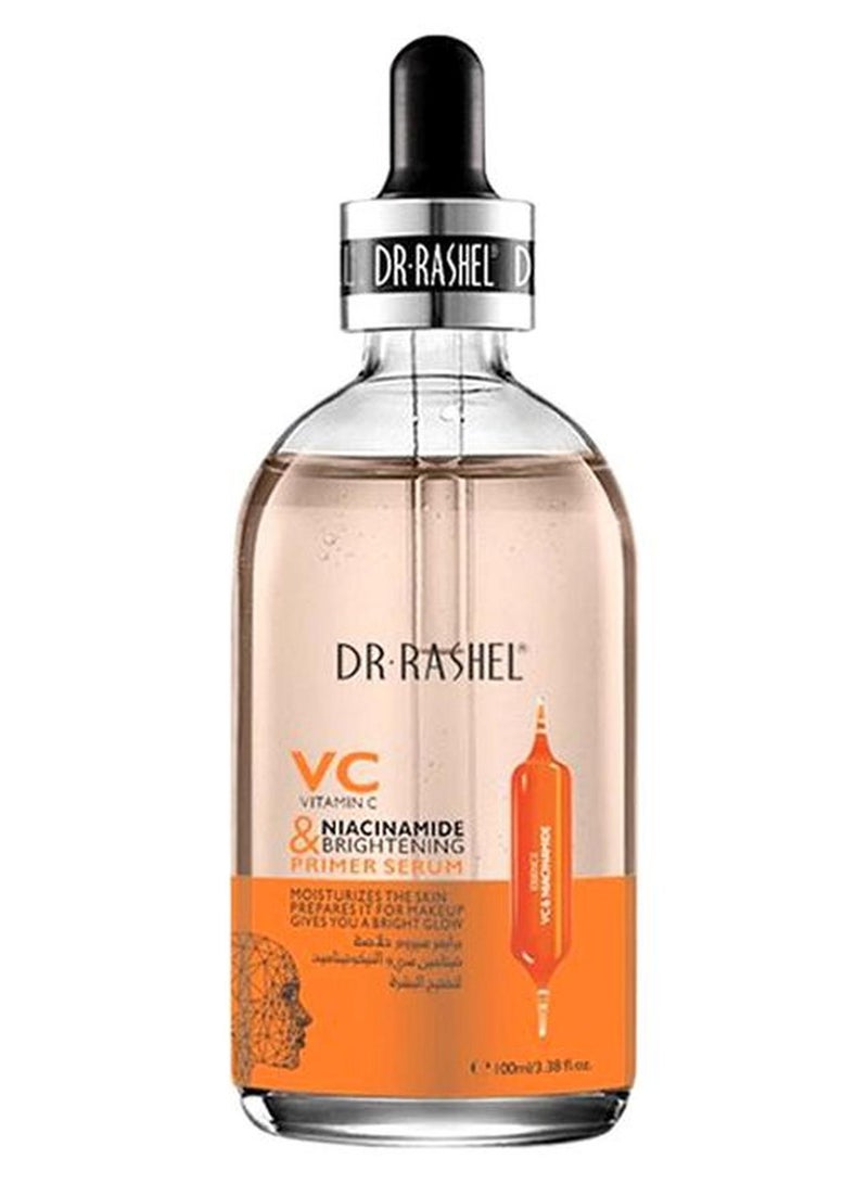 DR. RASHEL Vc And Niacinamide Brightening Primer Serum Orange 100ml - Image 1