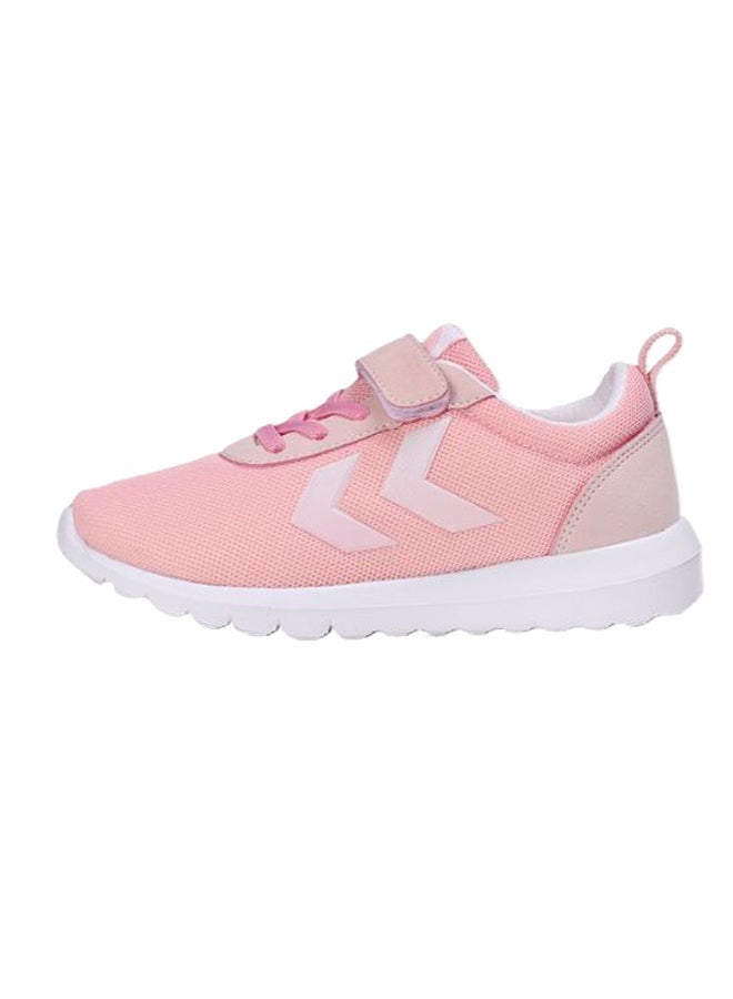 Hummel Aerolite Jr Performance Low Top Sneaker White/Pink - Image 2