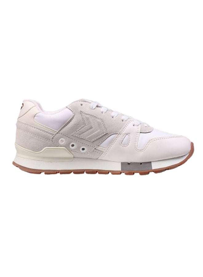 Hummel Marathona X Lifestyle Low Top Sneaker White/Grey/Brown  - Image 1