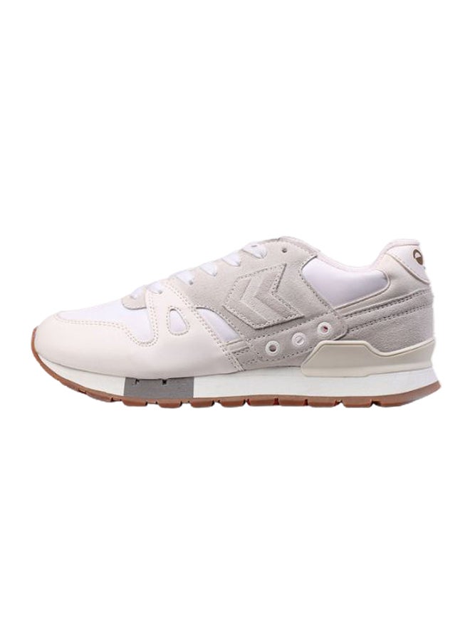 Hummel Marathona X Lifestyle Low Top Sneaker White/Grey/Brown  - Image 3