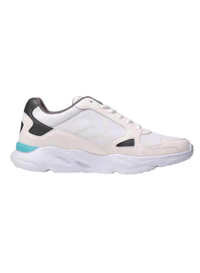 Hummel York Lifestyle Low Top Sneaker White/Blue/Black - Image 1