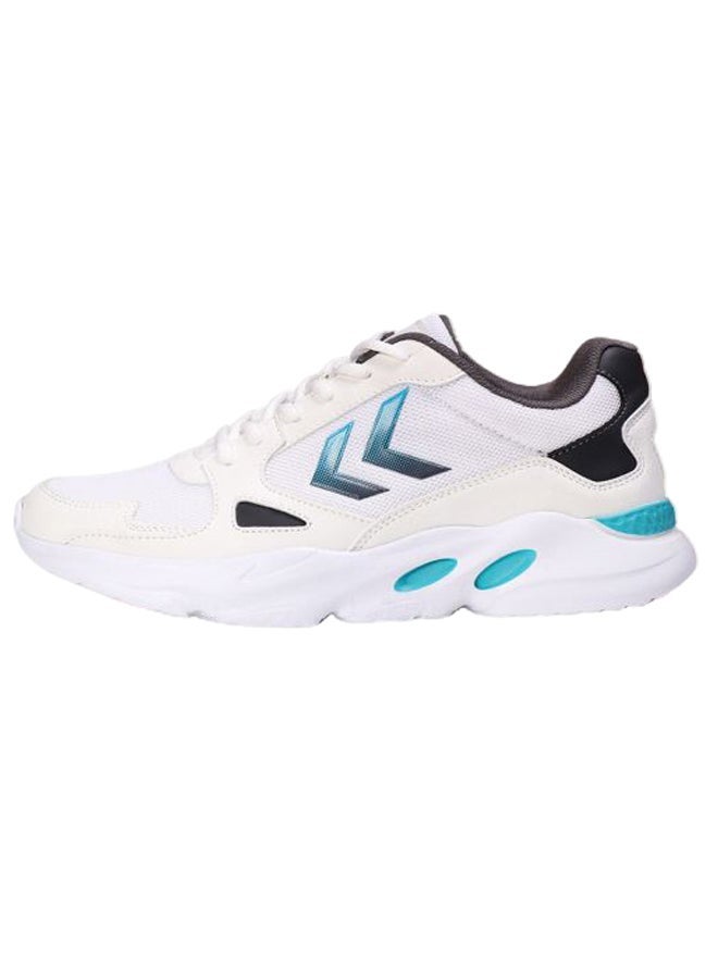 Hummel York Lifestyle Low Top Sneaker White/Blue/Black - Image 2