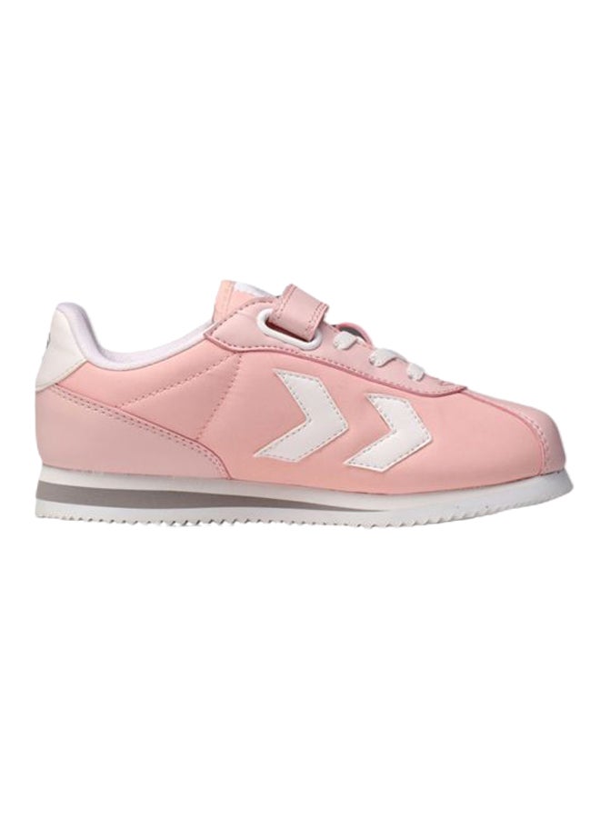 Hummel Ninetyone Ii Jr Lifestyle Low Top Sneaker Pink/White - Image 1