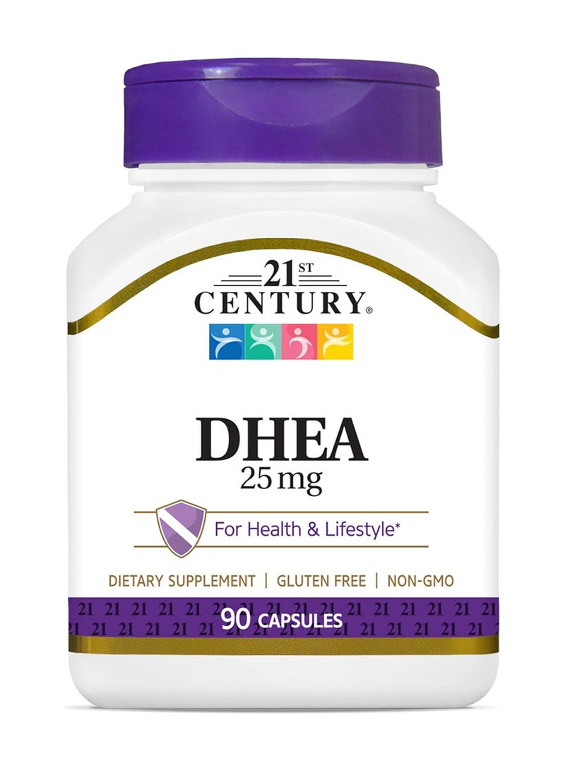 21st سينشري المكمل الغذائي  DHEA - يحتوي على 90 كبسولة  - Image 1