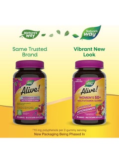 Nature's Way Alive Women's 50+ Multivitamin 60 Gummies Packaging May Vary  - Image 1