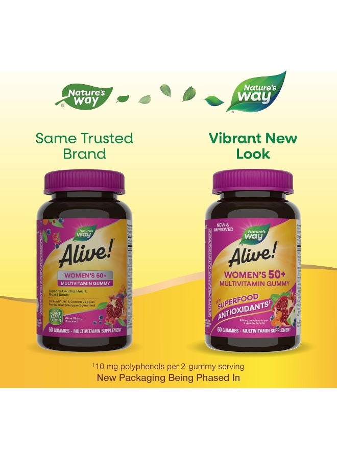 Nature's Way Alive Women's 50+ Multivitamin 60 Gummies Packaging May Vary - Image 1