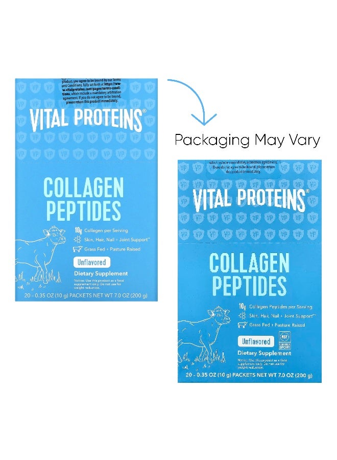 فيتال بروتينز بِبْتِيدَات الكولاجين غير المنكه - 20 عبوة - Image 2