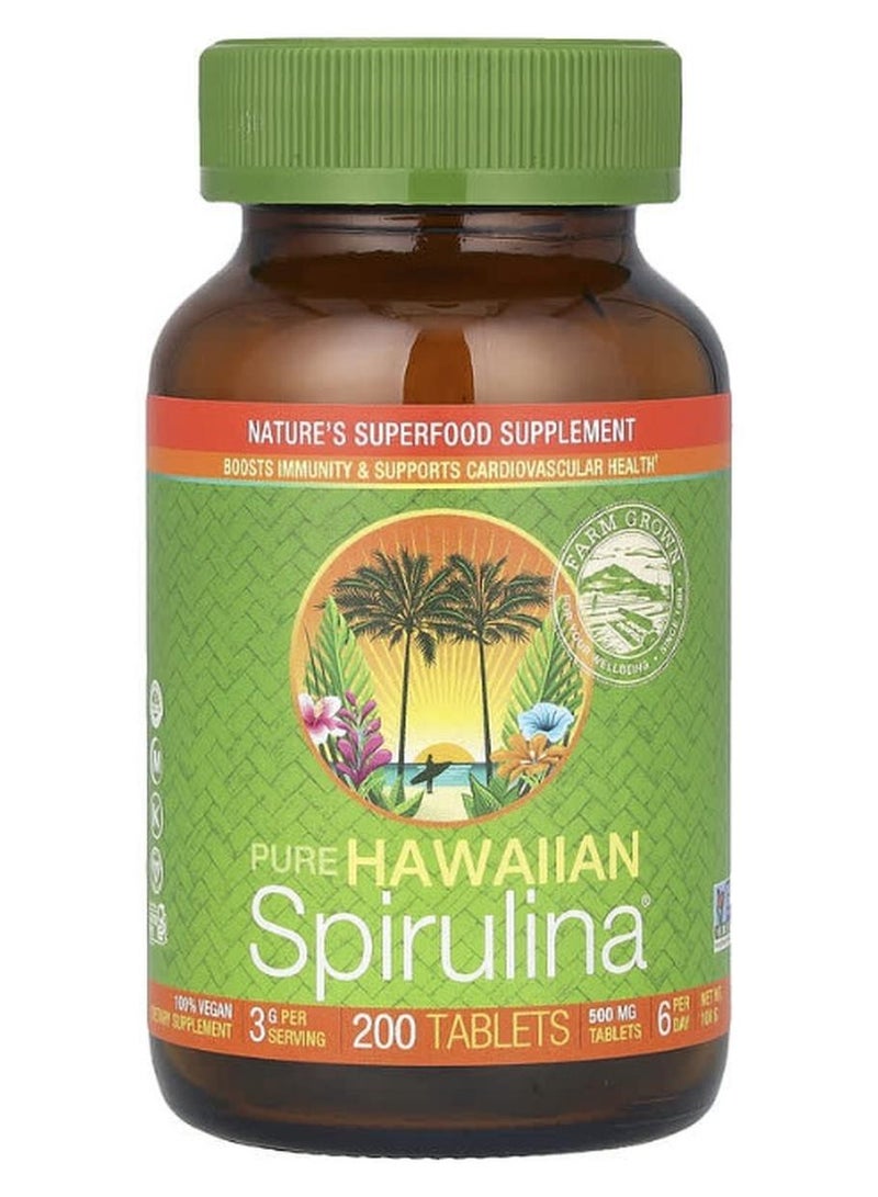 نيوتركس هاواي مكملٌ غذائي بيور هاوايان سبيرولينا - يحتوي 200 قرص - Image 1