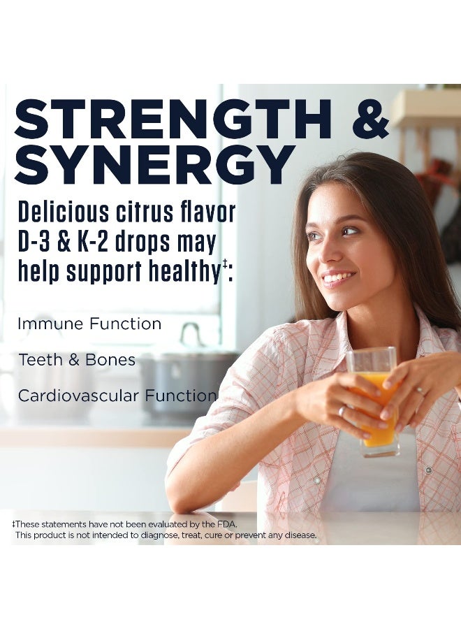 KAL D-3 K-2, Immune Support DropInsâ„¢ (2 fl.oz) - Image 2