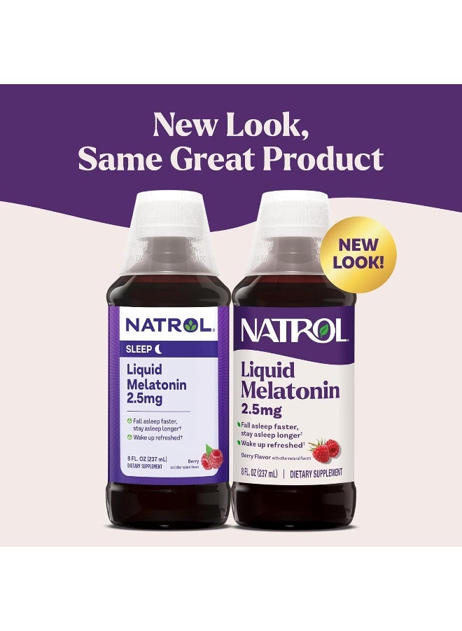 Natrol Berry Natural Flavor Liquid Melatonin - Image 5